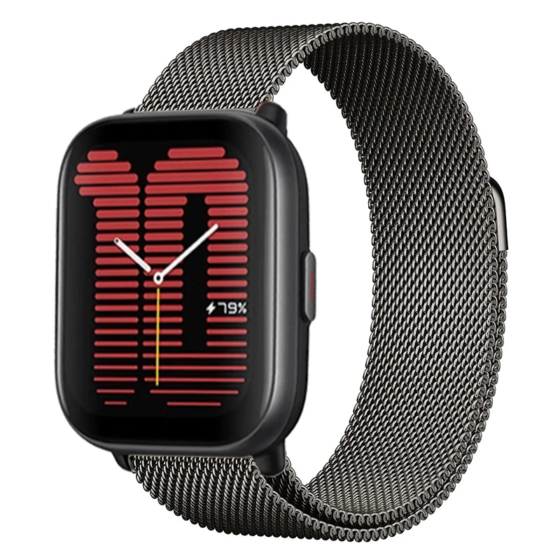 Металлический браслет для смарт-часов Amazfit Active, ремешок для Amazfit GTS4 3 2 Mini, браслет для amazfit bip u pro с магнитной петлей
Металлический браслет для смарт-часов Amazfit Active, ремешок для Amazfit GTS4 3 2 Mini, браслет для amazfit bip u pro с магнитной петлей