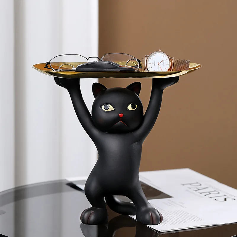 Cat Tray Decoration Creative TV Cabinet Entrance Key To Store Desktop Ornaments Decoration of Wine Cabinet In Living Room
Cat Tray Decoration Creative TV Cabinet Entrance Key To Store Desktop Ornaments Decoration of Wine Cabinet In Living Room