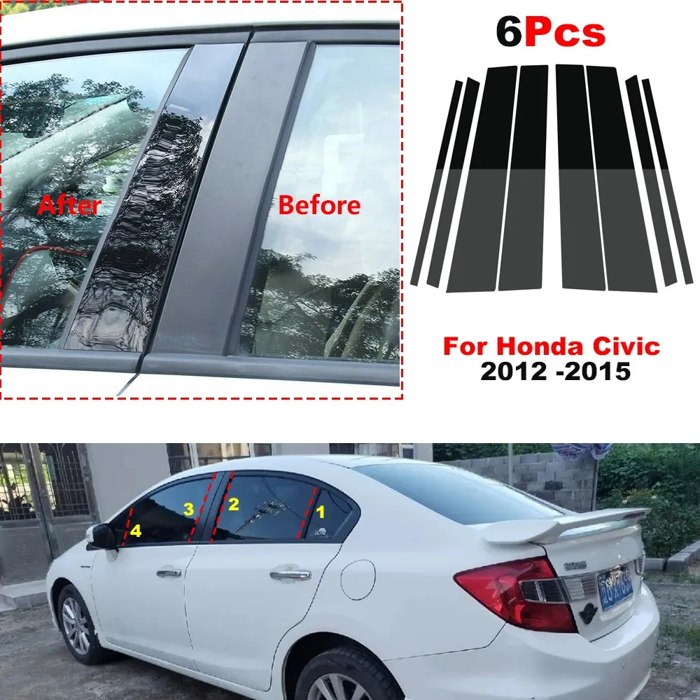 8 шт., накладки на стойки автомобильных дверей и окон для Honda Civic 2012, 2013, 2014, 2015, BC
8 шт., накладки на стойки автомобильных дверей и окон для Honda Civic 2012, 2013, 2014, 2015, BC