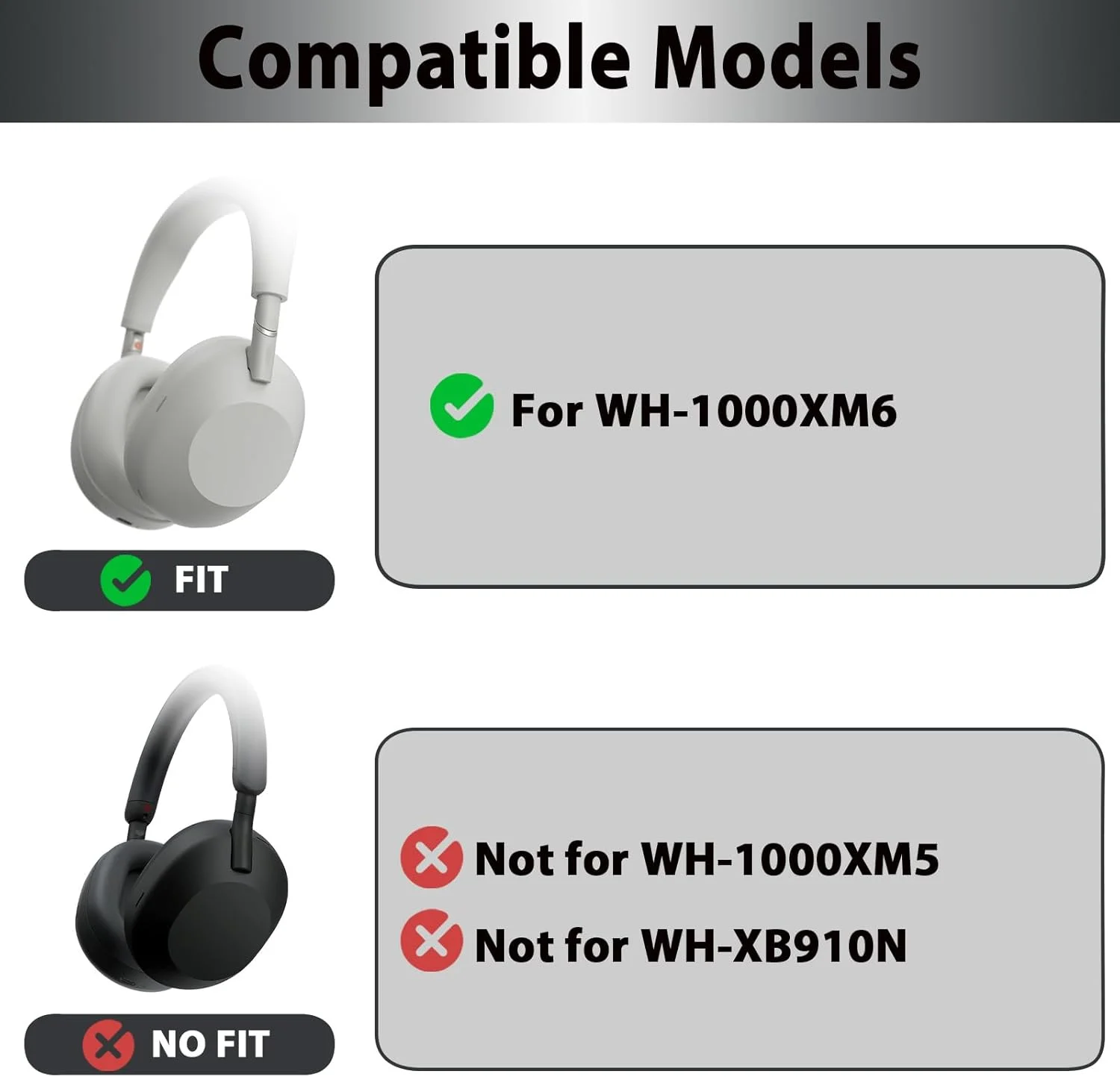 KUTOU3-in-1 Silicone Sweat Case Cover for Sony WH-1000XM6 Headphones Silicone Ear Pads Covers Headband Cover 1000XM6 Accesories KUTOU3-in-1 Silicone Sweat Case Cover for Sony WH-1000XM6 Headphones Silicone Ear Pads Covers Headband Cover 1000XM6 Accesories