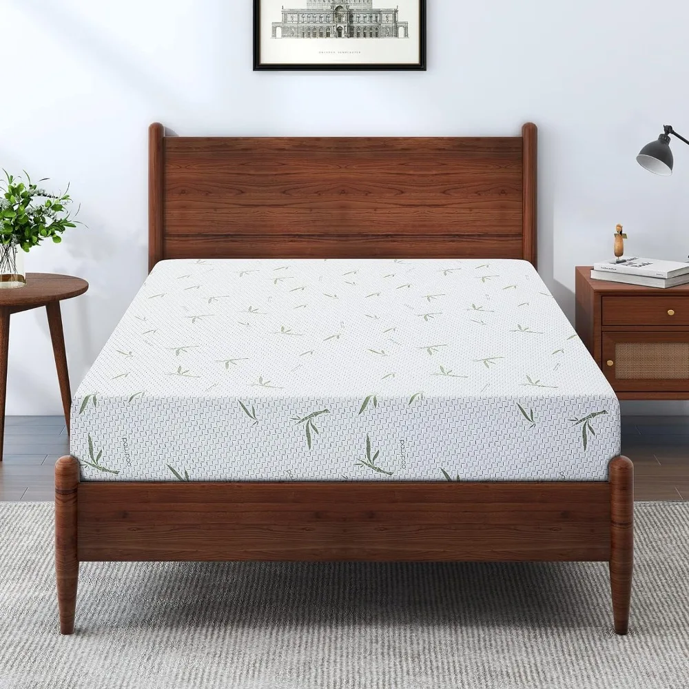 Queen 8 Inch Memory Foam Mattress, Green Tea Gel Infused Mattresses with Breathable Bamboo Cover, Medium Firm Supportive
Queen 8 Inch Memory Foam Mattress, Green Tea Gel Infused Mattresses with Breathable Bamboo Cover, Medium Firm Supportive