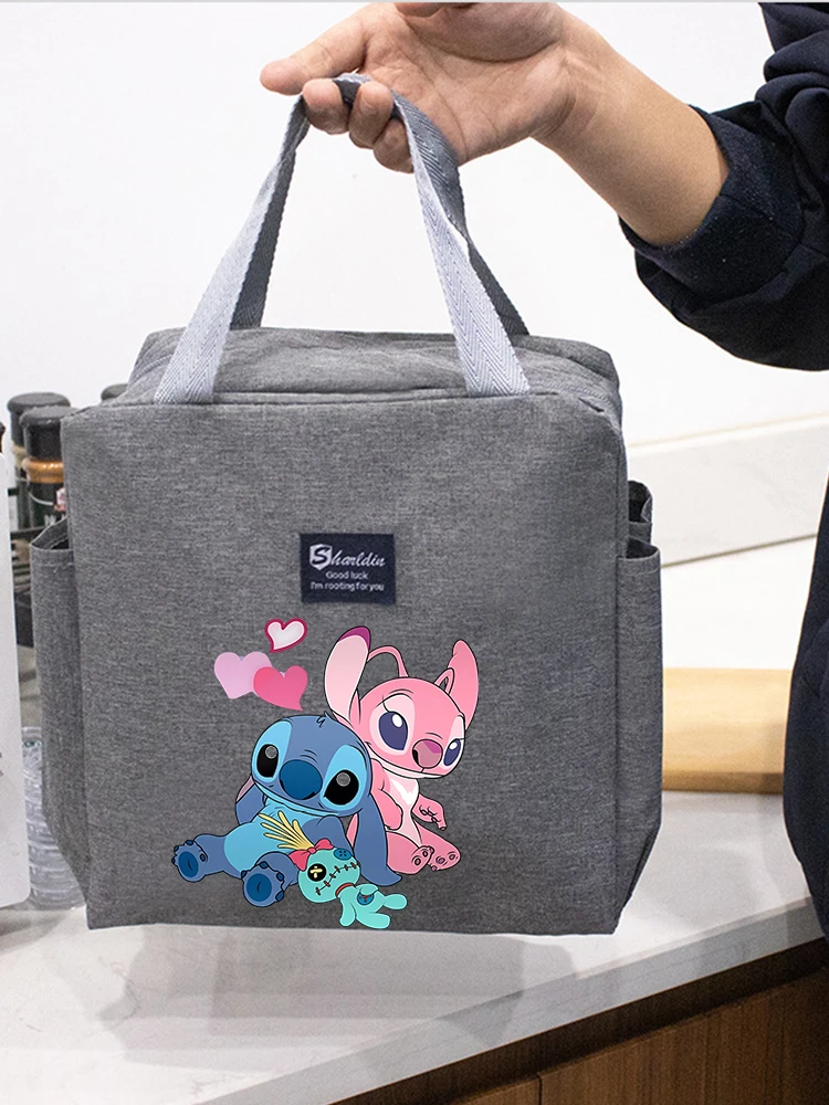 Disney Lilo&stitch Portable Lunch Drink Carrier Insulated Bag Fresh Cooler Pouch Food Thermal Box Tote Food Picnic Container Bag Disney Lilo&stitch Portable Lunch Drink Carrier Insulated Bag Fresh Cooler Pouch Food Thermal Box Tote Food Picnic Container Bag