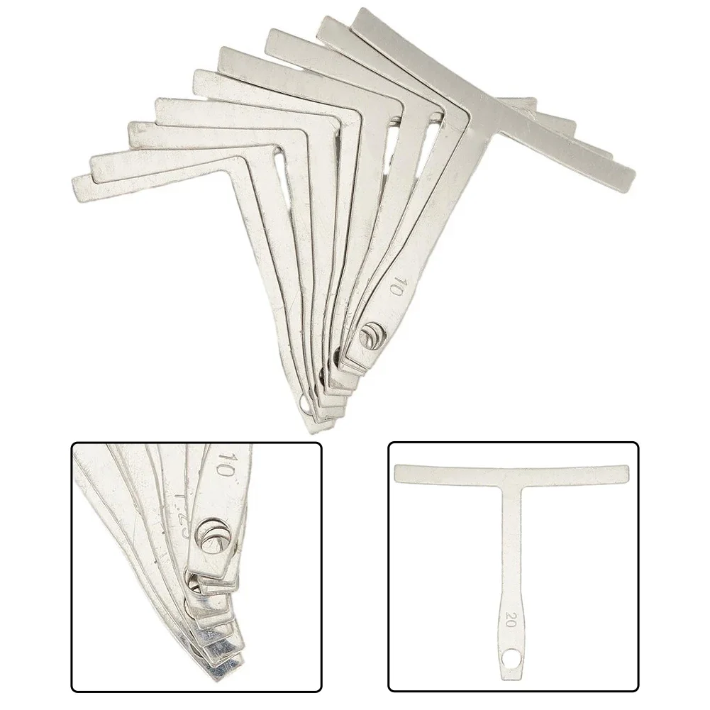 High Quality Radius Gauge Understring Radius Gauge Guitar Straight Edge Measure 66*70mm 9 Pcs / Set 9Pcs Silver
High Quality Radius Gauge Understring Radius Gauge Guitar Straight Edge Measure 66*70mm 9 Pcs / Set 9Pcs Silver
