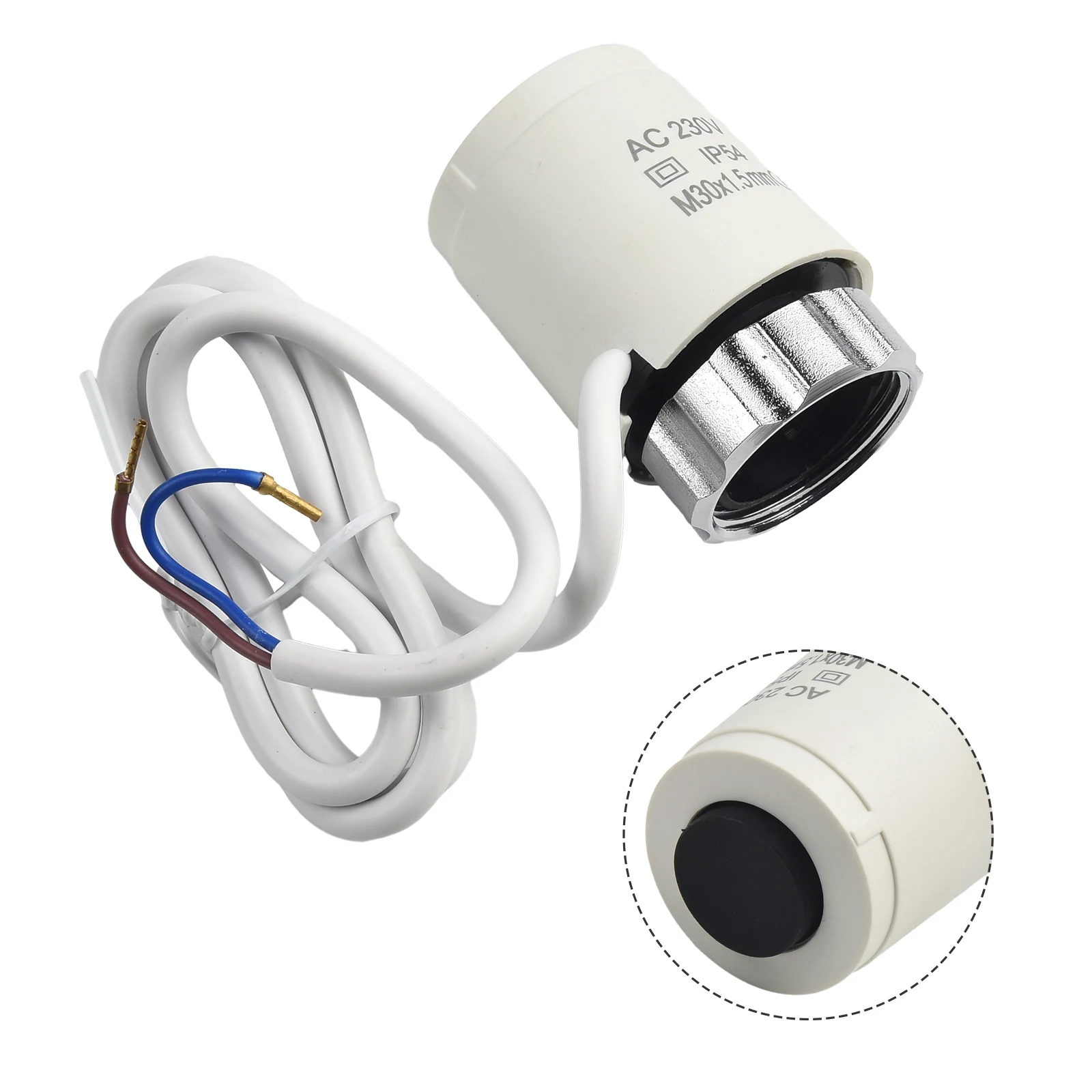Actuators Heating Actuator Compact Design Connection M30*1.5MM Floor Heating Actuator IP54 White Floor Heating
Actuators Heating Actuator Compact Design Connection M30*1.5MM Floor Heating Actuator IP54 White Floor Heating