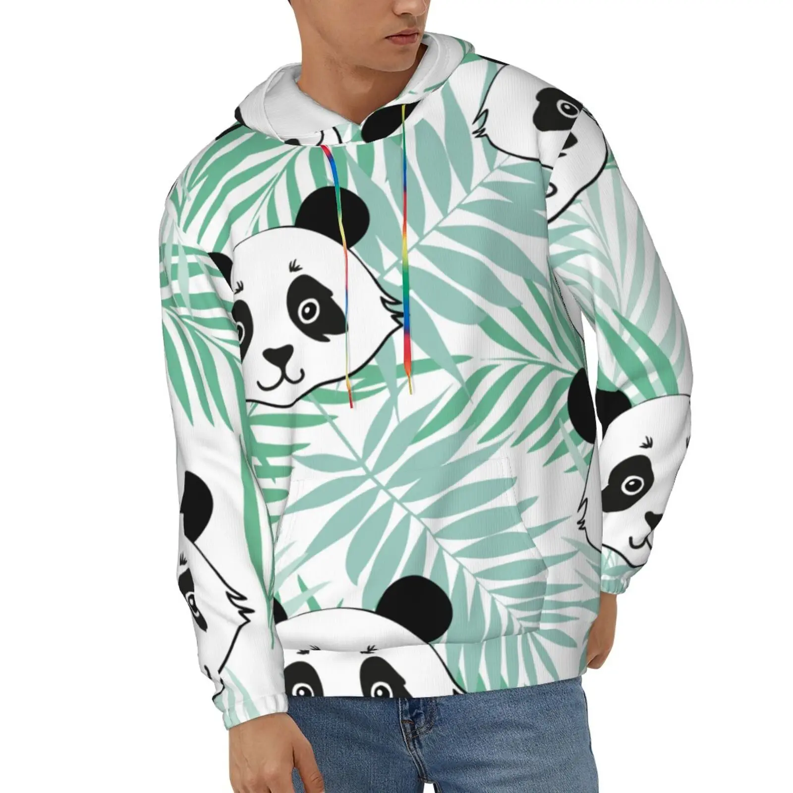 Wansici Hoodie Long Sleeve Panda seamless pattern on a background of leaves Casual Sweatshirt
Wansici Hoodie Long Sleeve Panda seamless pattern on a background of leaves Casual Sweatshirt