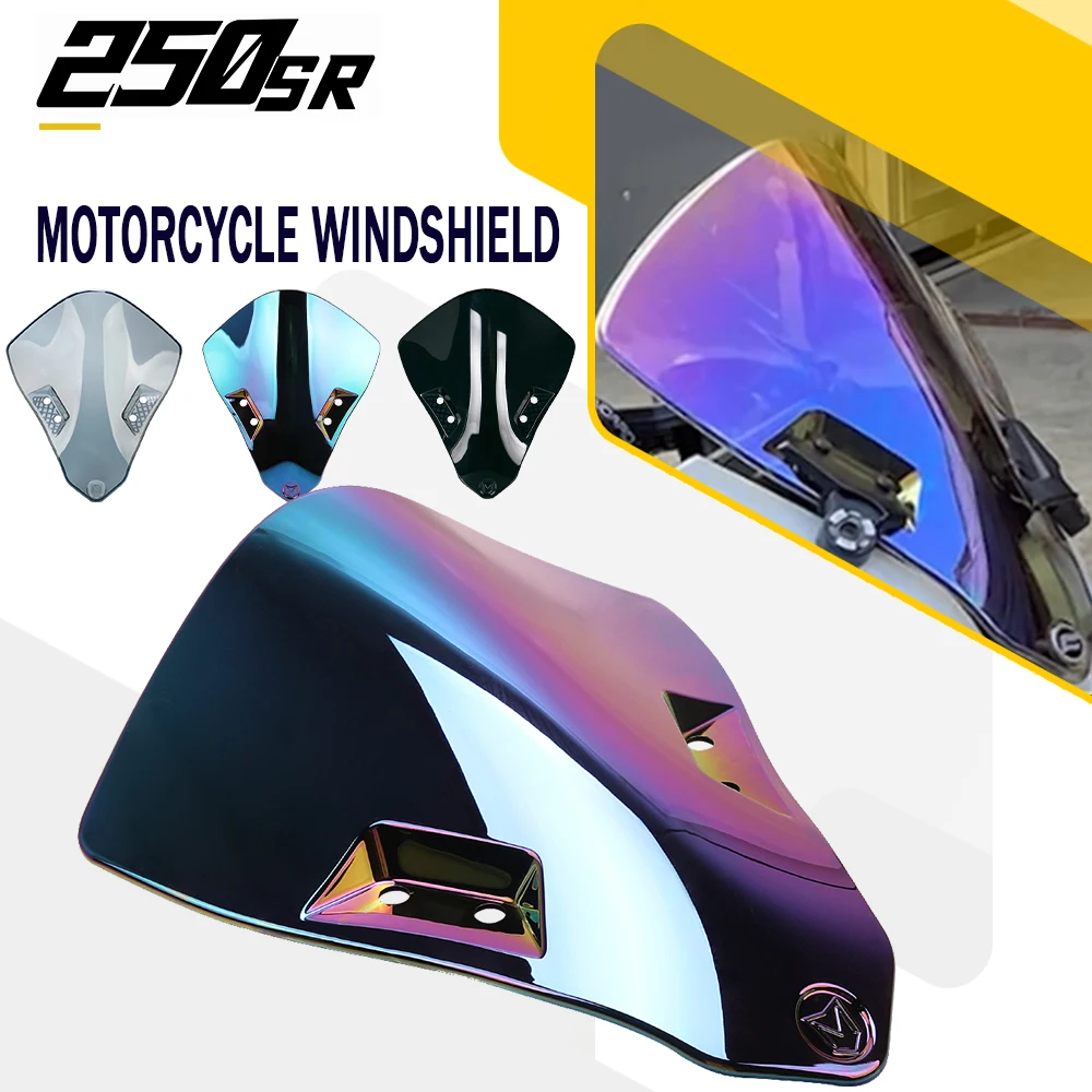 

Motorcycle Front Windshield Deflector Wind Shield Screen FOR CFMOTO 250SR 300SR 250 300 SR SR250 2020 2021 2022 2023 All Years