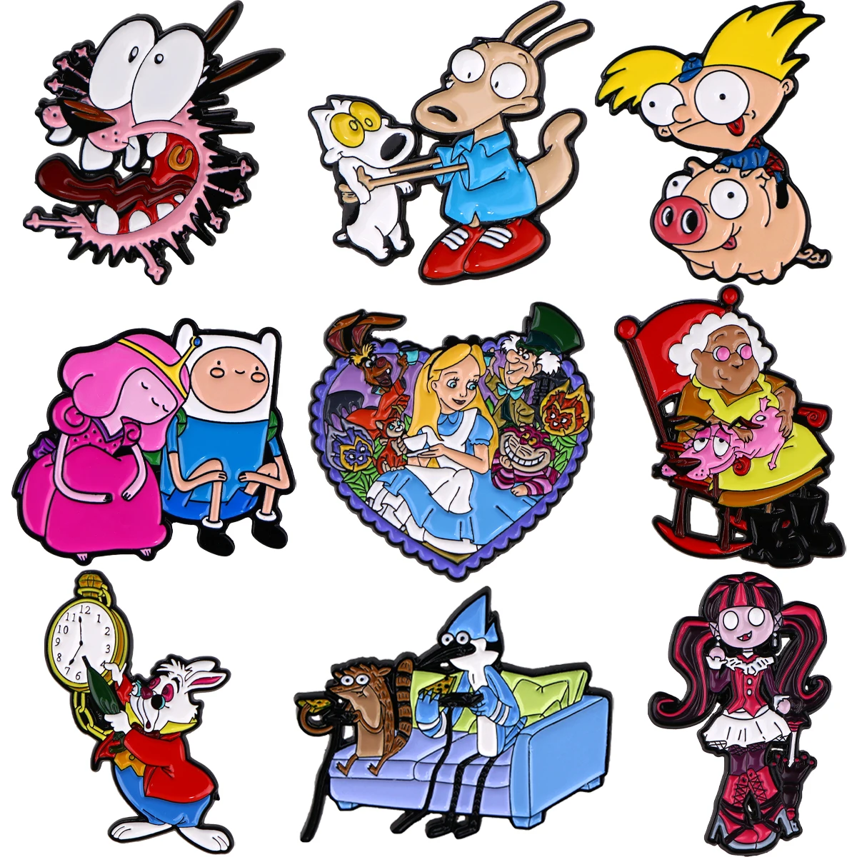 

Cartoon Animal Pin Cute Characters Enamel Pin Women's Brooch Backpack Badges Brooches for Clothing Badge Adorn Accessories Gifts