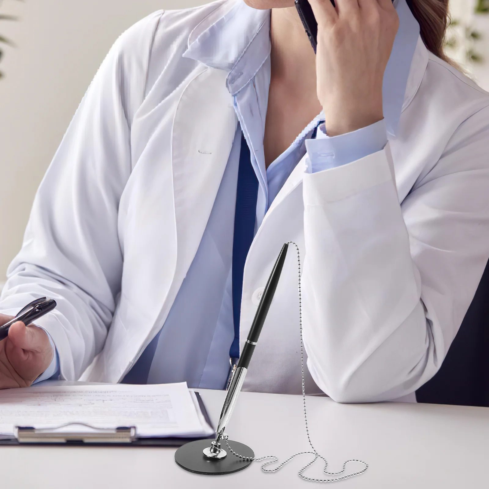 Counter Signature Pen Security Pens for Check Writing Office Zinc Alloy Desk Fixed
Counter Signature Pen Security Pens for Check Writing Office Zinc Alloy Desk Fixed