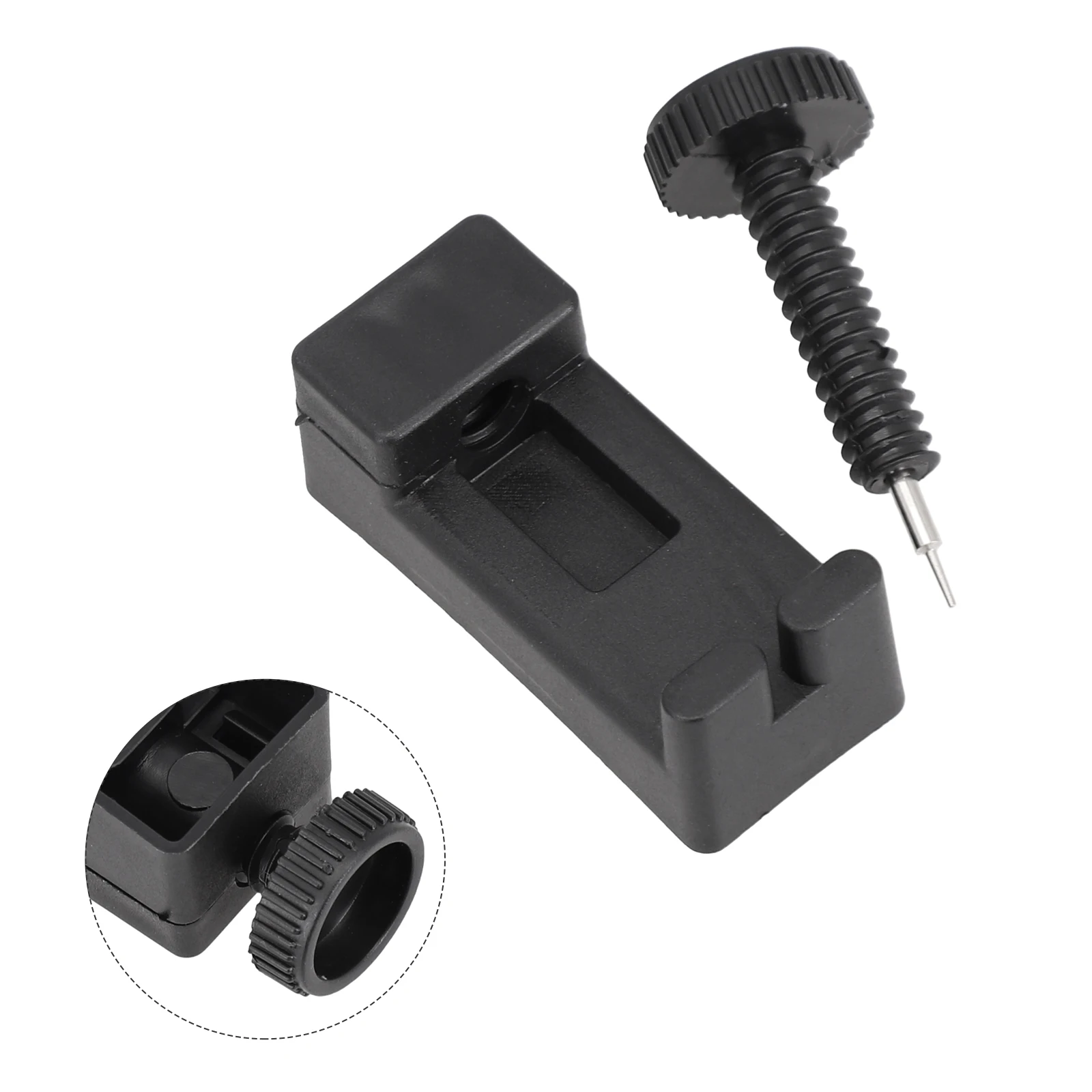 Watch Link Belt Remover Black/Silver Durable Hand Tools Home Opener Pin Remover Plastic+Metal Tools Watch Repair
Watch Link Belt Remover Black/Silver Durable Hand Tools Home Opener Pin Remover Plastic+Metal Tools Watch Repair