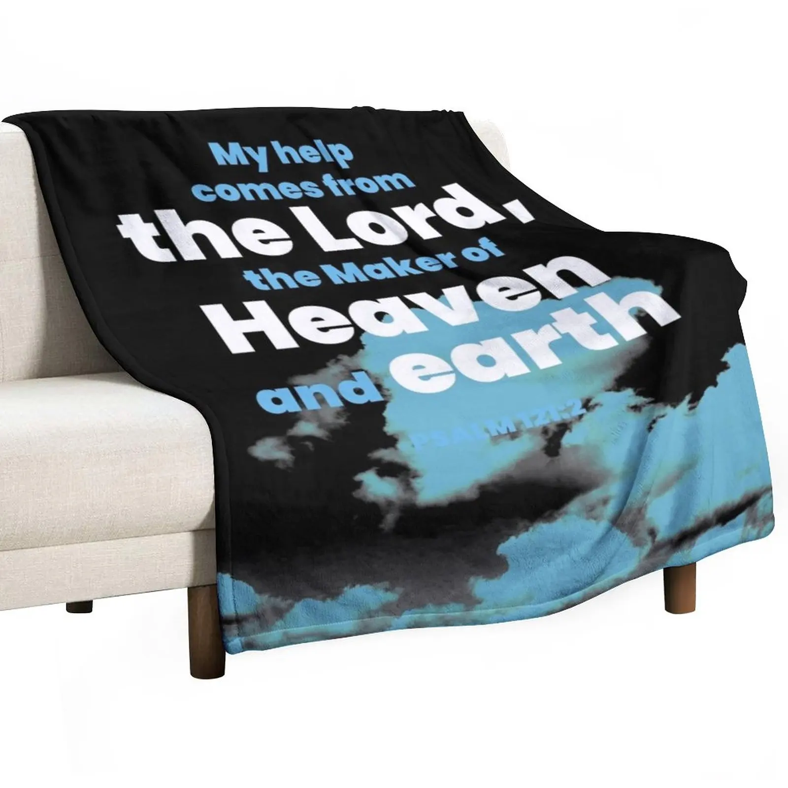 

My help comes from the Lord, the Maker of heaven and earth 3 Throw Blanket For Sofa Thin Blankets Cute Blanket