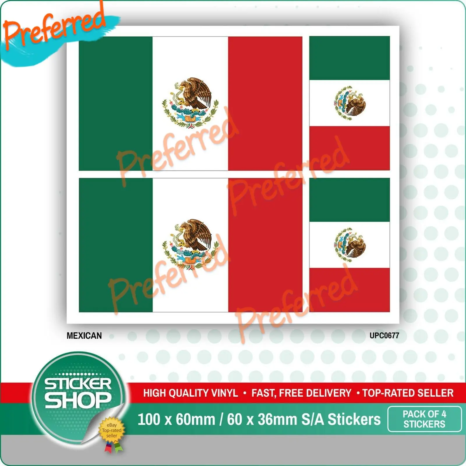 4 X MEXICAN MEXICO FLAG VINYL CAR VAN IPAD LAPTOP Windshield Bumper Waterproof PVC Car STICKER Decals
4 X MEXICAN MEXICO FLAG VINYL CAR VAN IPAD LAPTOP Windshield Bumper Waterproof PVC Car STICKER Decals