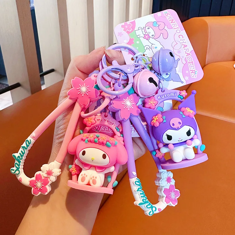 Kawaii MINISO Melody Kuromi Keychain Key Chain Anime Cinnamoroll Ornament Pendant for Women Bag Car Keyring Girl Birthday Gift
Kawaii MINISO Melody Kuromi Keychain Key Chain Anime Cinnamoroll Ornament Pendant for Women Bag Car Keyring Girl Birthday Gift