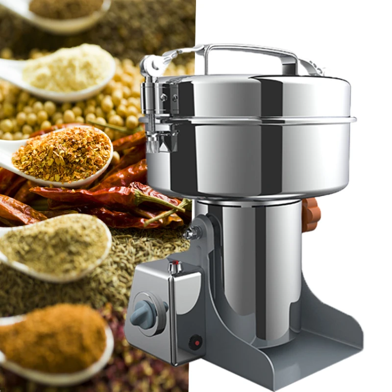 Large Capacity Commercial Electric Spice grinder Dry spice food powder grinding machine
Large Capacity Commercial Electric Spice grinder Dry spice food powder grinding machine