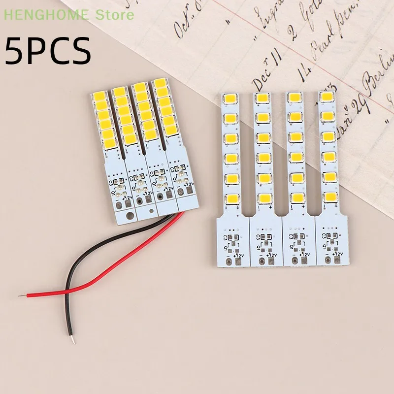 

5Pcs LED Flame Flash Candles Diode Light Lamp Board DIY Imitation Candle Flame PCB Decoration Light Bulb Accessories