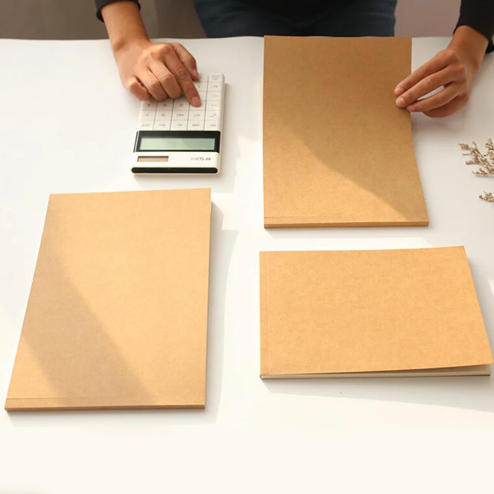 Kraft Paper Cover Notebook Diary Subject Notebooks Blank Sketch Notebooks Memo Notepads for Home School Travel
Kraft Paper Cover Notebook Diary Subject Notebooks Blank Sketch Notebooks Memo Notepads for Home School Travel
