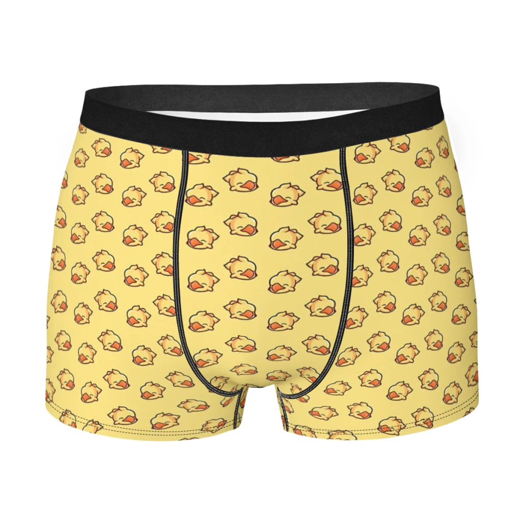 

Final Fantasy I Want To Ride My Chocobo All Day Underpants Cotton Panties Man Underwear Print Shorts Boxer Briefs