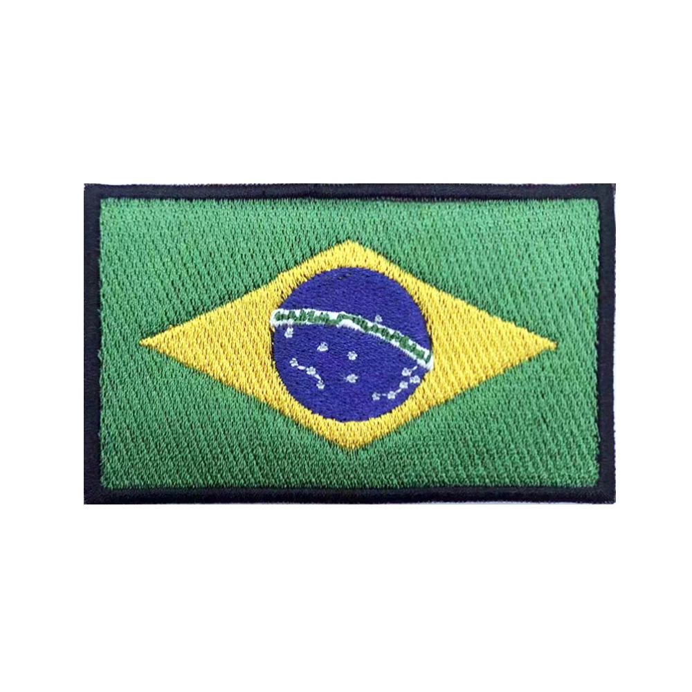 Brazilian flag Brazil Patches Armband Embroidered Patch Hook & Loop Iron On Embroidery Badge Military Stripe
Brazilian flag Brazil Patches Armband Embroidered Patch Hook & Loop Iron On Embroidery Badge Military Stripe