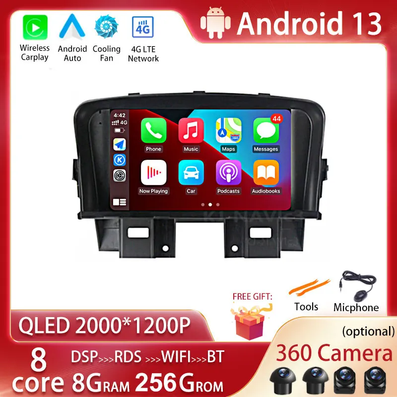 Android 13 For Chevrolet Cruze 2008 - 2014 Car Radio Multimedia Video Player Navigation GPS Stereo Octa Core WiFi No 2Din DVD
Android 13 For Chevrolet Cruze 2008 - 2014 Car Radio Multimedia Video Player Navigation GPS Stereo Octa Core WiFi No 2Din DVD