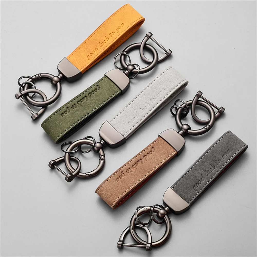 NCEE New Suede Keychain Trendy Car Keychain Leather Metal Pendant Accessories Key Chain Ring Hardware Spring Ring Gift
NCEE New Suede Keychain Trendy Car Keychain Leather Metal Pendant Accessories Key Chain Ring Hardware Spring Ring Gift