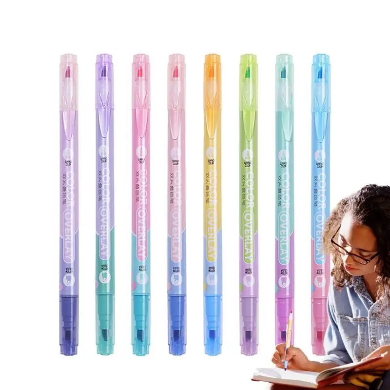 Highlighter Pens For Kids Colored Double-Ended Marker Pens Smooth Writing DIY Crafts Tool For Greeting Card Birthday Drawing
Highlighter Pens For Kids Colored Double-Ended Marker Pens Smooth Writing DIY Crafts Tool For Greeting Card Birthday Drawing