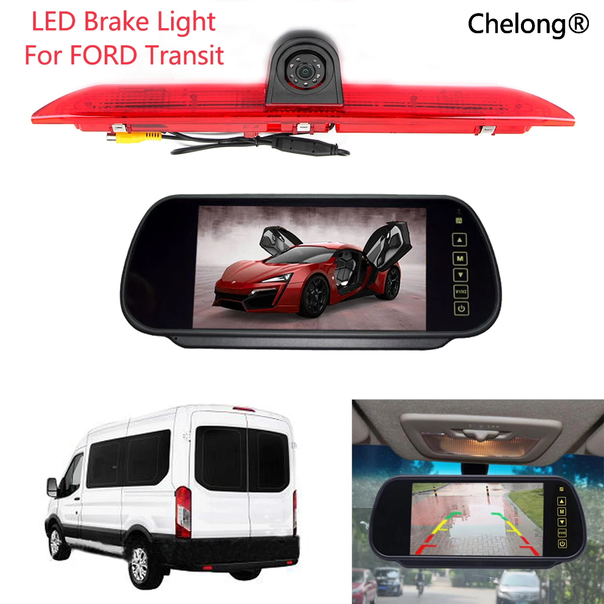 Car Brake Light Rear View Camera for Ford Transit Custom 2012-2015 reverse camera backup camera HD night vision Waterproof
Car Brake Light Rear View Camera for Ford Transit Custom 2012-2015 reverse camera backup camera HD night vision Waterproof