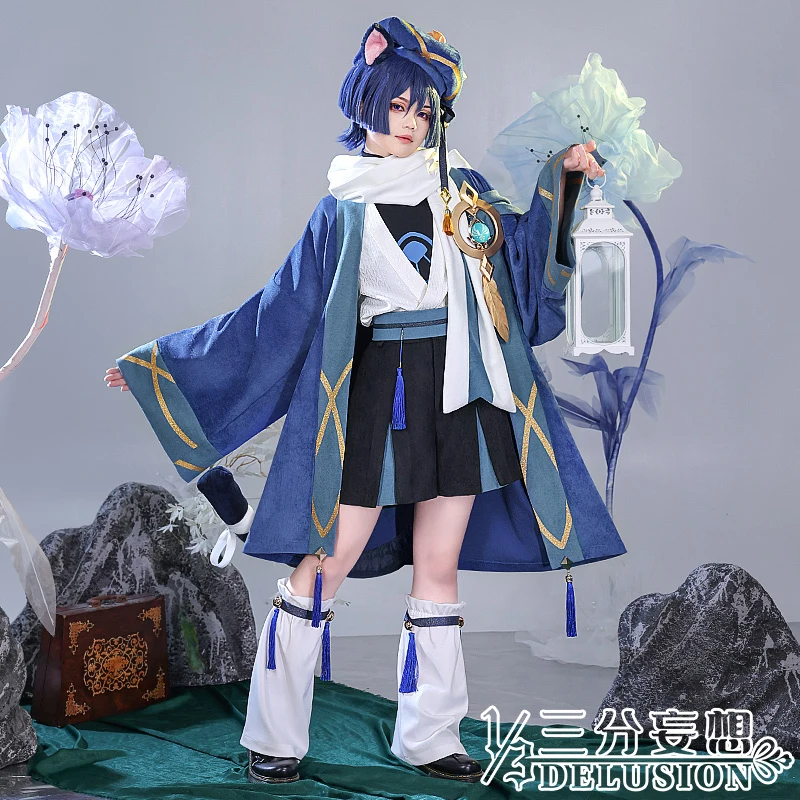 COS-KiKi Anime Genshin Impact Scaramouche Game Suit Cosplay Costume Lovely Uniform Halloween Carnival Party Role Play Outfit
COS-KiKi Anime Genshin Impact Scaramouche Game Suit Cosplay Costume Lovely Uniform Halloween Carnival Party Role Play Outfit