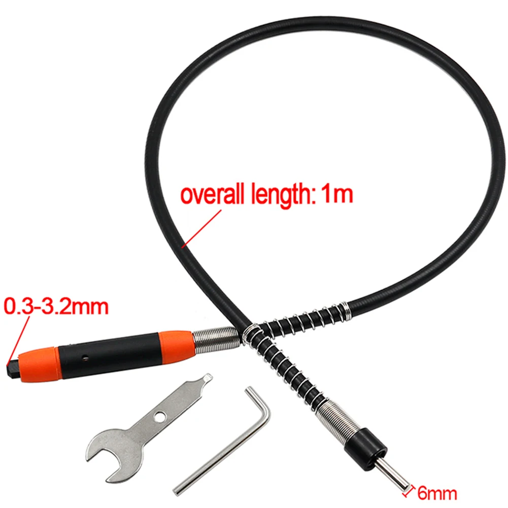 Flexible Shaft 1m Rotary Tool Fits For Grinder Engraver Mini Electric Drill Polishing Machine Tools Angle Grinder Attachment
Flexible Shaft 1m Rotary Tool Fits For Grinder Engraver Mini Electric Drill Polishing Machine Tools Angle Grinder Attachment