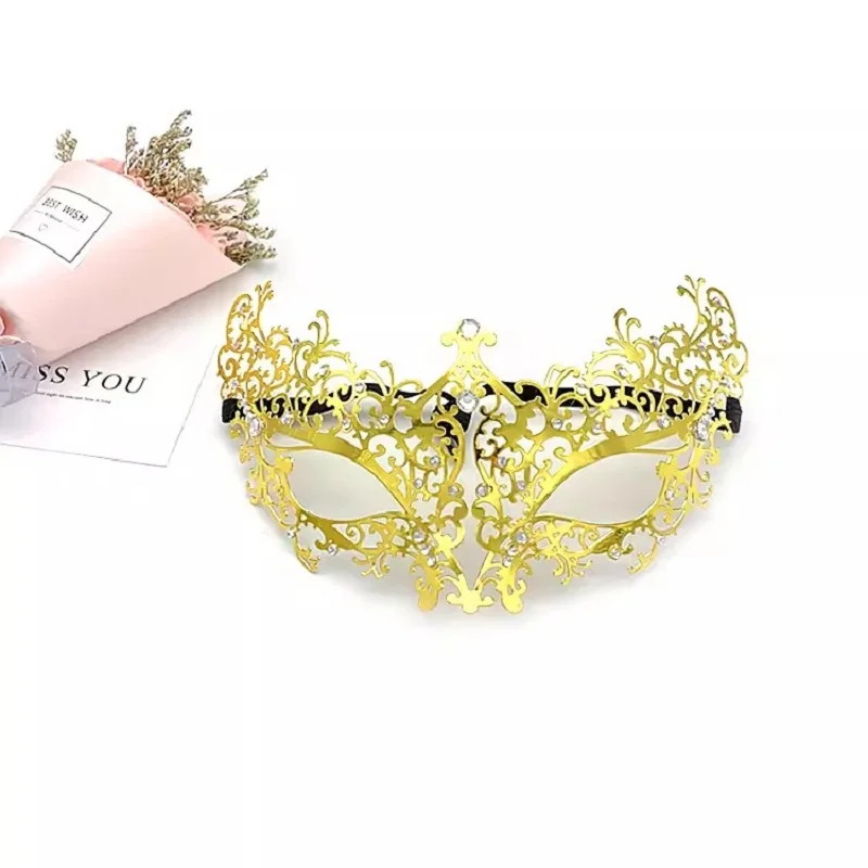 Antique Half Face Metal Mask With Acrylic Diamond ,Makeup Ball Party Performance Prop Mask
Antique Half Face Metal Mask With Acrylic Diamond ,Makeup Ball Party Performance Prop Mask