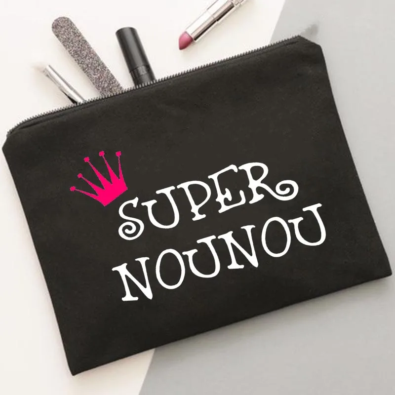 super nounou Print Make Up Bags Girl Cosmetic Case Female Travel Makeup Beauty Wash OrganizerToiletry Storage Pouch Best Gifts
super nounou Print Make Up Bags Girl Cosmetic Case Female Travel Makeup Beauty Wash OrganizerToiletry Storage Pouch Best Gifts