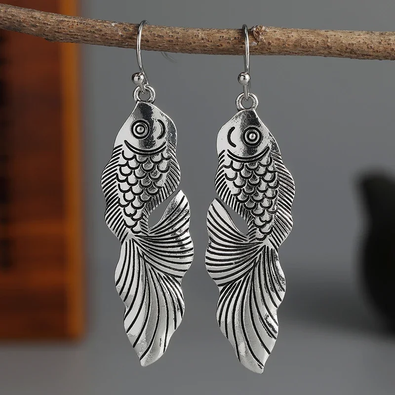 

New Animal Stereo Drop Earrings Classic Earrings for Women 2023 Luxury Engraved Silver Sports and Leisure Earrings for Women