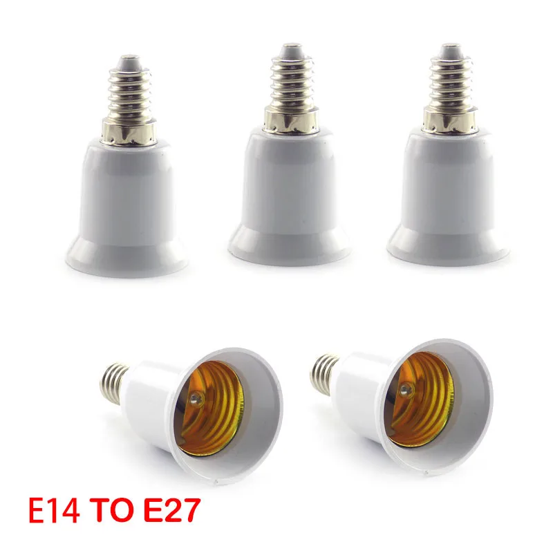 5pcs E14 to E27 Lamp Holder Converter Fireproof Socket Base Converters 220V Light Bulb Adapter Conversion Lighting Accessories
5pcs E14 to E27 Lamp Holder Converter Fireproof Socket Base Converters 220V Light Bulb Adapter Conversion Lighting Accessories