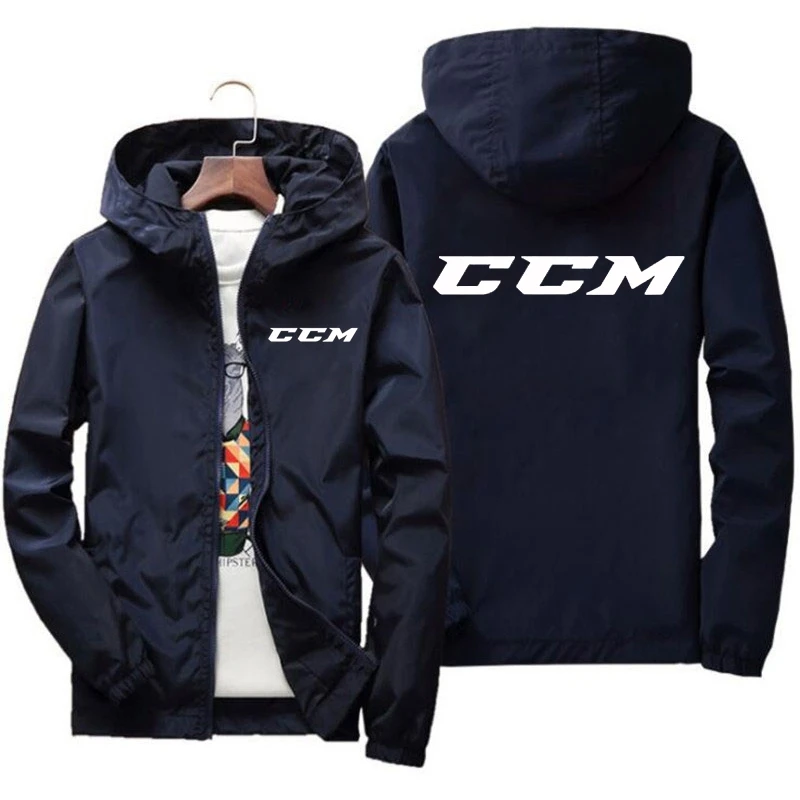 

CCM's new Men's Bomber Zipper Jacket for Spring and Fall Men's casual street wear Hip Hop slim-fit pilot wear plus size 7XL