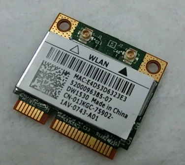 New DW1530 Broadcom BCM943228HM4L BCM43228 802.11a/b/g/n Half Mini Pci-e Card For Dell 1320 1370 1564 1764
New DW1530 Broadcom BCM943228HM4L BCM43228 802.11a/b/g/n Half Mini Pci-e Card For Dell 1320 1370 1564 1764