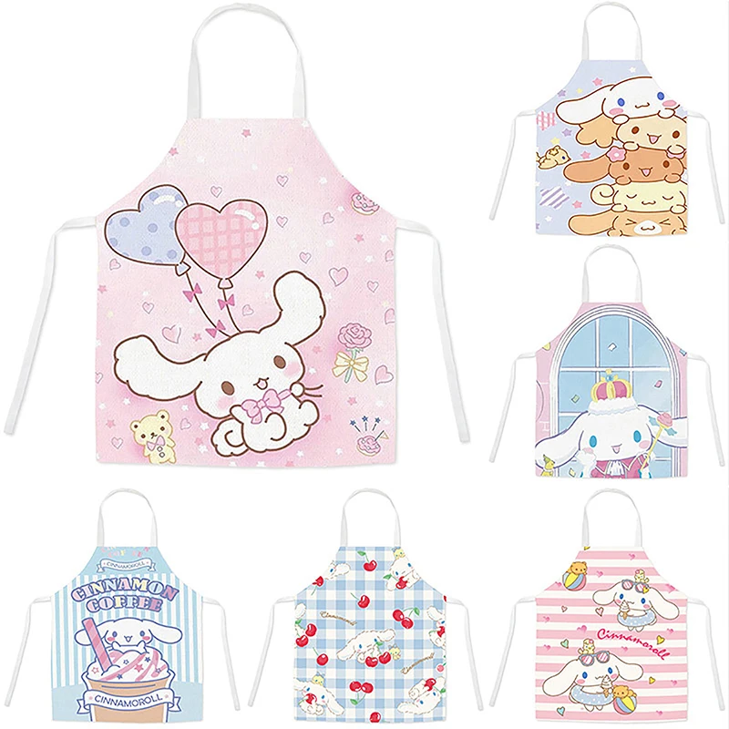 Детские фартуки для родителей и детей Kawaii Sanrio, кухонные фартуки без рукавов с мультяшным рисунком в виде коричника, маслостойкие антиобрастающие средства для уборки
Детские фартуки для родителей и детей Kawaii Sanrio, кухонные фартуки без рукавов с мультяшным рисунком в виде коричника, маслостойкие антиобрастающие средства для уборки