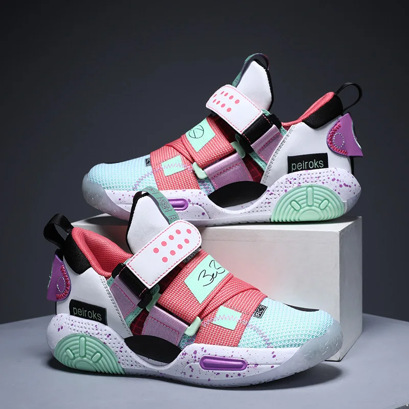 Children's Basketball Shoes New Mesh Breathable Primary School Students Color Casual Sports Kids Sneakers Size 31-40
Children's Basketball Shoes New Mesh Breathable Primary School Students Color Casual Sports Kids Sneakers Size 31-40