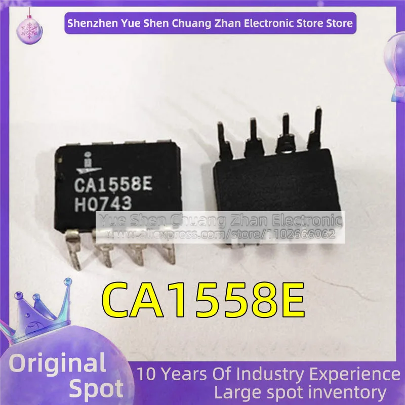 CA1558E CA1558 Package DIP-8 operational amplifier Authentic chips are welcome to ask
CA1558E CA1558 Package DIP-8 operational amplifier Authentic chips are welcome to ask