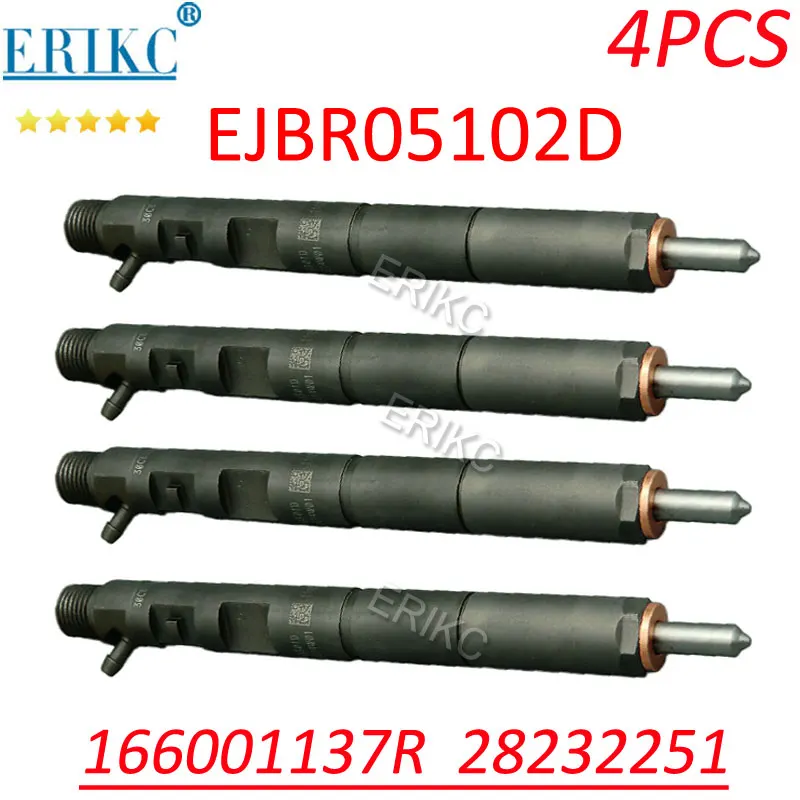4PCS EJBR05102D Euro 4 Diesel Injector Nozzle 5102D Fuel Sprayer Injection 28232251 166001137R For RENAULT DACIA LOGAN R05102D
4PCS EJBR05102D Euro 4 Diesel Injector Nozzle 5102D Fuel Sprayer Injection 28232251 166001137R For RENAULT DACIA LOGAN R05102D
