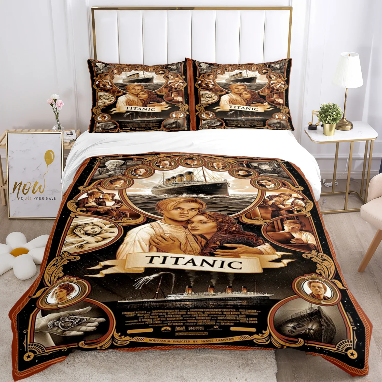 Titanic Romantic Love Bedding Set Sheet King Twin Double Child Bedding Set Mircofiber or Polyester Duvet Cover
Titanic Romantic Love Bedding Set Sheet King Twin Double Child Bedding Set Mircofiber or Polyester Duvet Cover