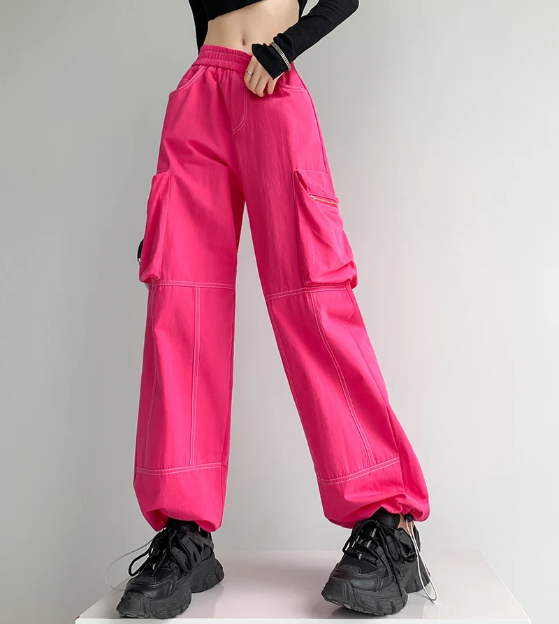 Chic Women Casual Loose Cotton Cargo Pants 2023 Autumn Pantalon Female High Waist Wide Leg Pockets Jogger Pants Trousers WP39
Chic Women Casual Loose Cotton Cargo Pants 2023 Autumn Pantalon Female High Waist Wide Leg Pockets Jogger Pants Trousers WP39