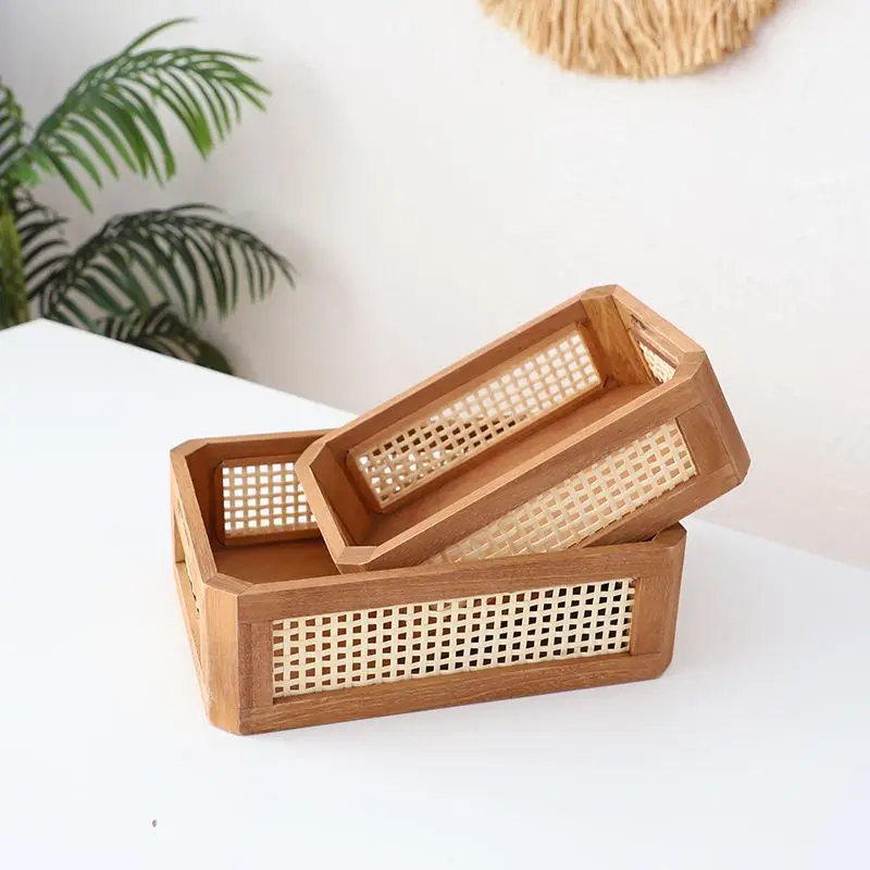 Vintage bamboo storage box, wooden living room tabletop toys, book storage basket, bedroom cosmetics sundries sorting basket
Vintage bamboo storage box, wooden living room tabletop toys, book storage basket, bedroom cosmetics sundries sorting basket