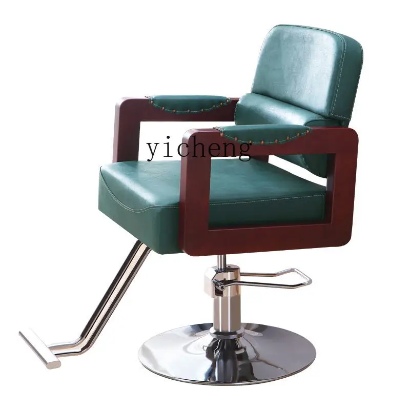 

Zk Hairdressing Chair for Hair Salon Barber Chair Can Be Put down Adjustable Rotating Hot Dyeing Shaving Chair