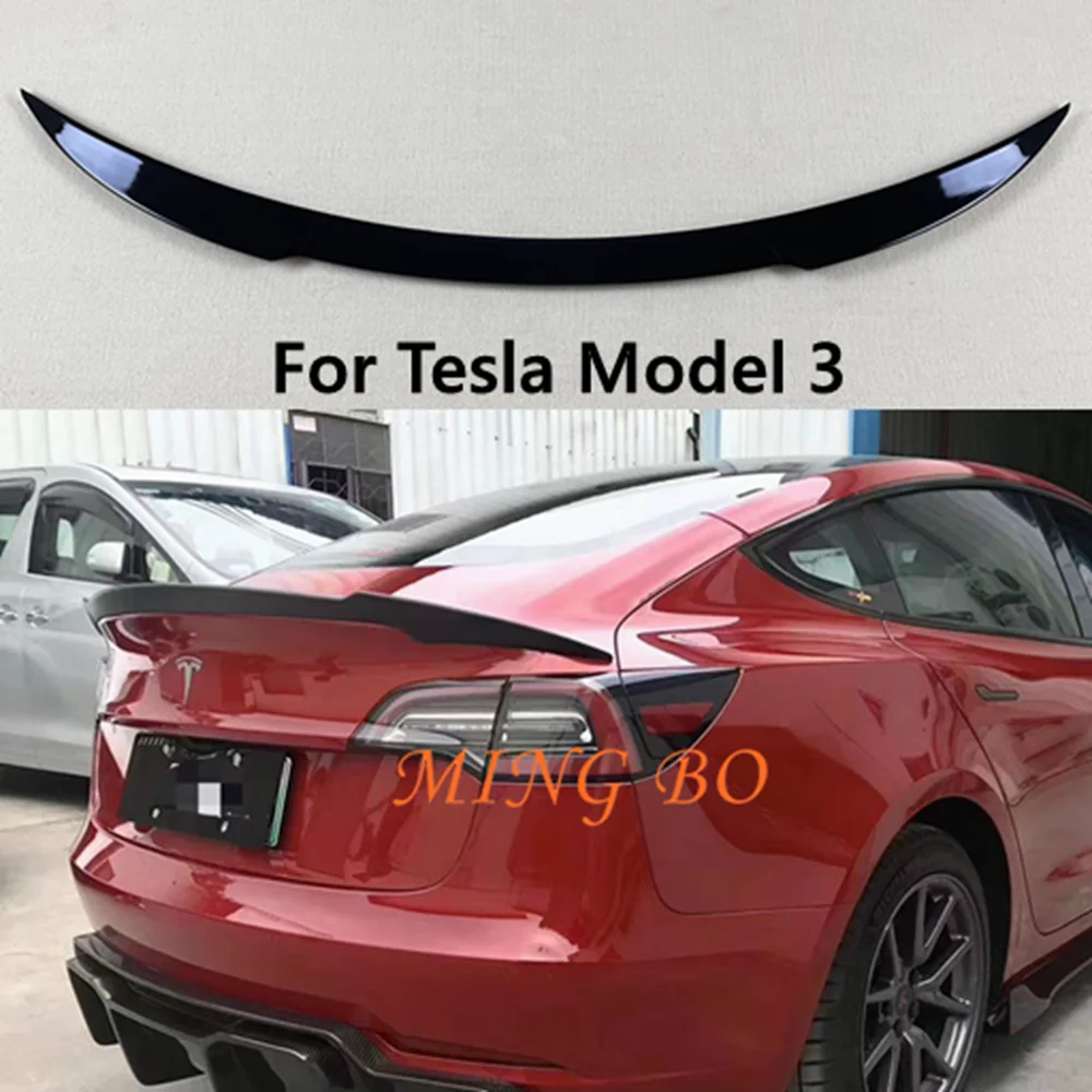 For Tesla Model 3 High Quality ABS Material Carbon Fiber Look Black Rear Spoiler Trunk Wing 2017 -2022
For Tesla Model 3 High Quality ABS Material Carbon Fiber Look Black Rear Spoiler Trunk Wing 2017 -2022