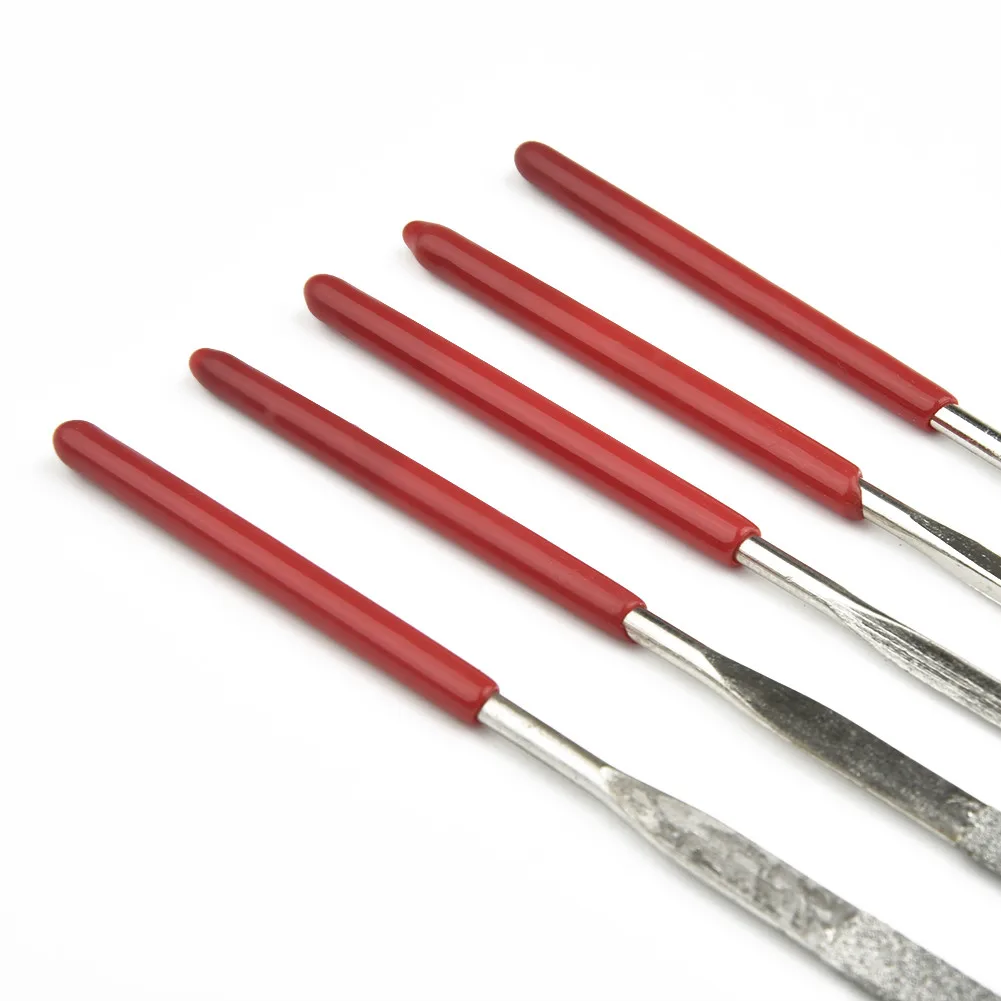 5pcs Diamond Files For Metal Jeweler Stone Polishing Wood Carving Craft Double-cut Plating Needle File Set 3x140mm Hand Tools
5pcs Diamond Files For Metal Jeweler Stone Polishing Wood Carving Craft Double-cut Plating Needle File Set 3x140mm Hand Tools