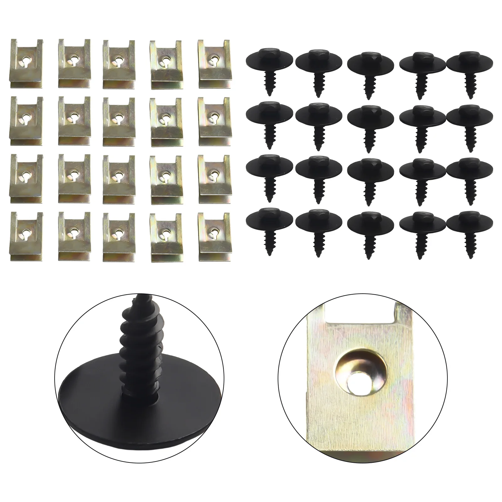 For BMW Screw Splash Guard Tapping Socket Undertray 40x Bolt Screw Clips For 5er E34 E39 E60 E61 For X3 E83 F25
For BMW Screw Splash Guard Tapping Socket Undertray 40x Bolt Screw Clips For 5er E34 E39 E60 E61 For X3 E83 F25