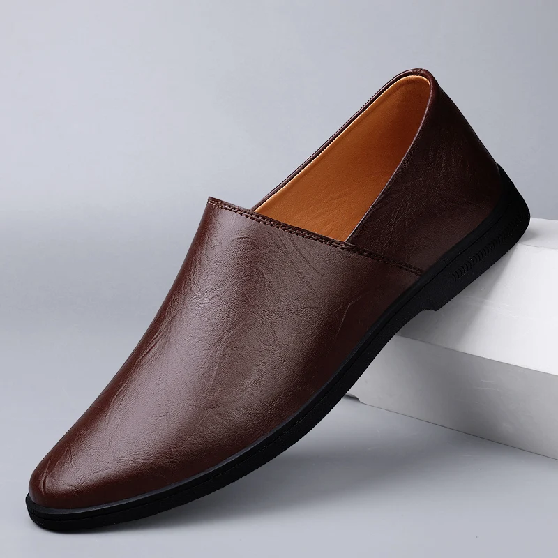 Mens Loafers Comfortable Flat Casual Shoes Breathable Slip-On Soft Leather Driving Shoes Moccasins Hollow Out Outdoor Shoes Soft
Mens Loafers Comfortable Flat Casual Shoes Breathable Slip-On Soft Leather Driving Shoes Moccasins Hollow Out Outdoor Shoes Soft