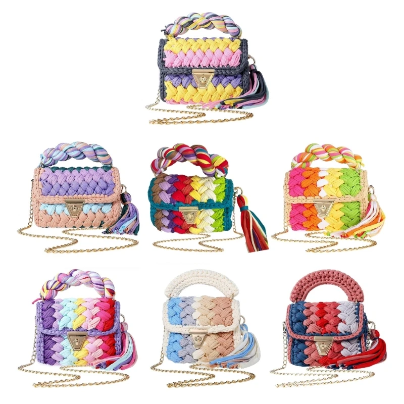 Casual Tote Crochet Handbag Lady Purse Crossbody Shoulder Bag Leisure Bag Large Capacity Handmade Woven Bag for Women
Casual Tote Crochet Handbag Lady Purse Crossbody Shoulder Bag Leisure Bag Large Capacity Handmade Woven Bag for Women