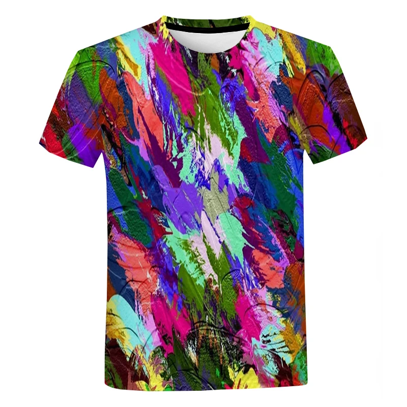 Hip Hop Trend T-Shirt 2023 Summer Paint Splatter Tie-dye 3D Print Comfortable Men's Women's Round Neck Plus Size Harajuku Style
Hip Hop Trend T-Shirt 2023 Summer Paint Splatter Tie-dye 3D Print Comfortable Men's Women's Round Neck Plus Size Harajuku Style