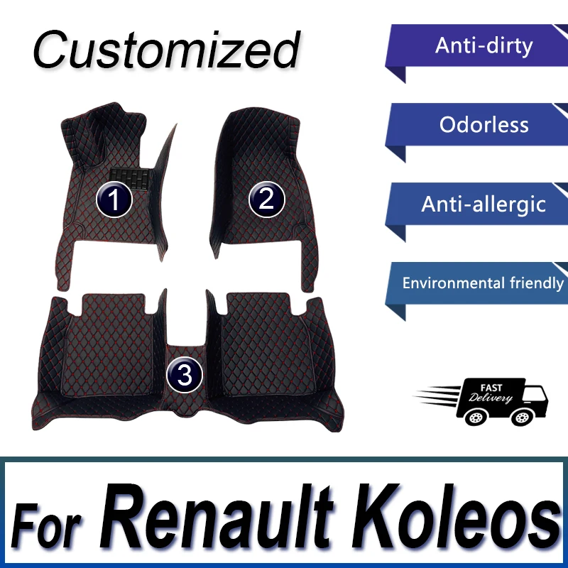 Автомобильные коврики для Renault Koleos 2017, 2018, 2019, индивидуальные автомобильные накладки на ногу, аксессуары для интерьера
Автомобильные коврики для Renault Koleos 2017, 2018, 2019, индивидуальные автомобильные накладки на ногу, аксессуары для интерьера