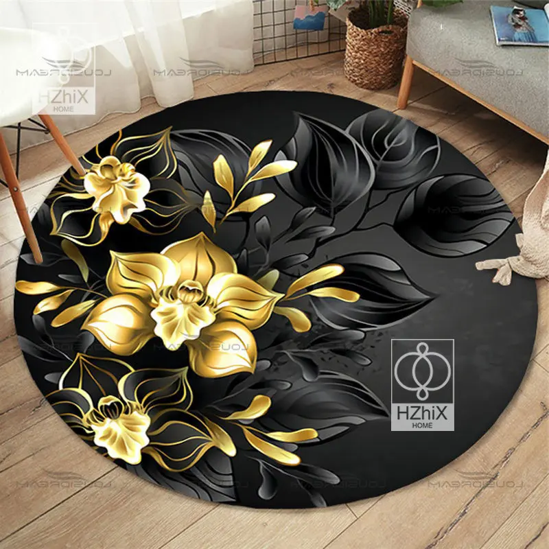 Flower Area Rugs Home Decoration Anti-Slip Gold Rose Pattern Floor Mat Children's Bedroom Hallway Bedside Carpet for Living Room
Flower Area Rugs Home Decoration Anti-Slip Gold Rose Pattern Floor Mat Children's Bedroom Hallway Bedside Carpet for Living Room
