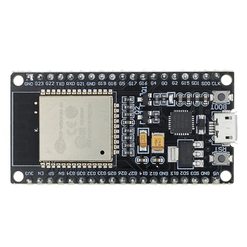Макетная плата ESP32 1 шт., Wi-Fi + Bluetooth, сверхнизкое энергопотребление, двухъядерный телефон, модуль 38 контактов
Макетная плата ESP32 1 шт., Wi-Fi + Bluetooth, сверхнизкое энергопотребление, двухъядерный телефон, модуль 38 контактов